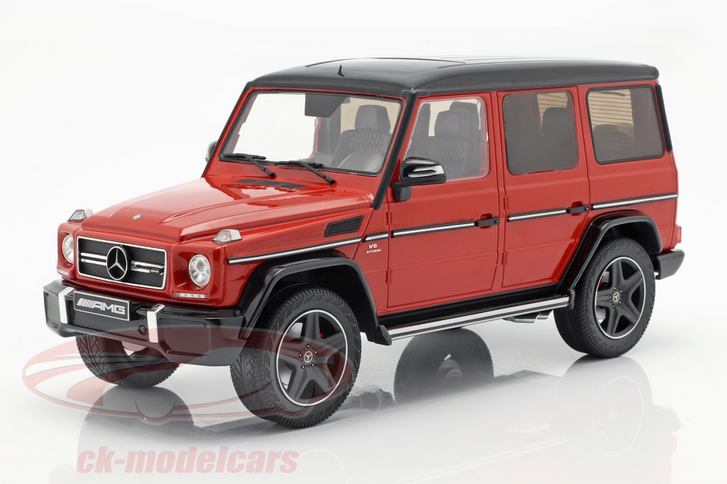 MERCEDES-BENZ G-Classe g63 AMG Crazy Colors tomates rouge 1:18 iScale 
