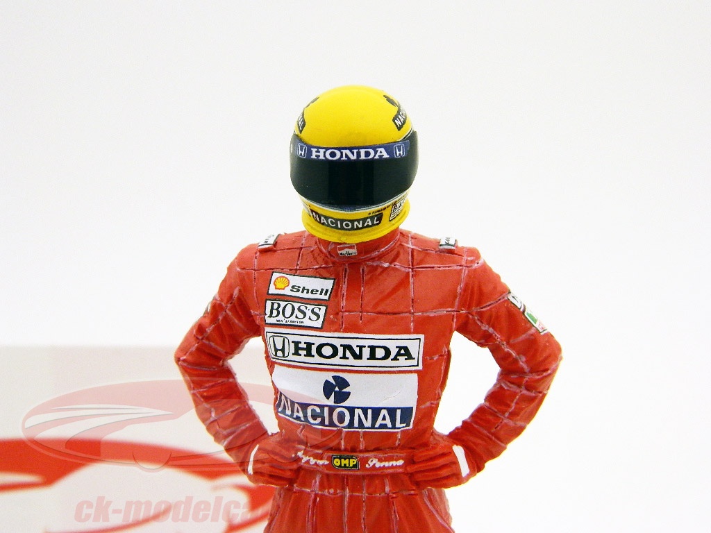 Decalcomania Minichamps 1:18 Ayrton Senna – Figura Per McLaren Honda F1 1994, Da Collezione
