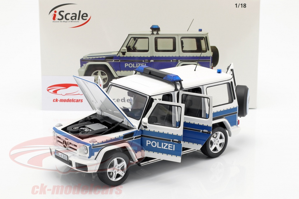 Iscale 1 18 Mercedes Benz G Class W463 2015 Police 11800000045 Model Car 11800000045 118000000045