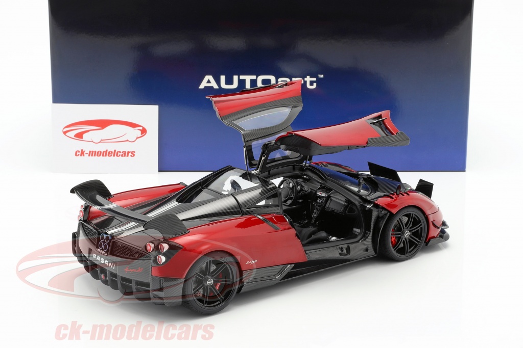 AUTOart 1:18 Pagani Huayra BC 築 2016 Dubai 赤 / carbon 78276 