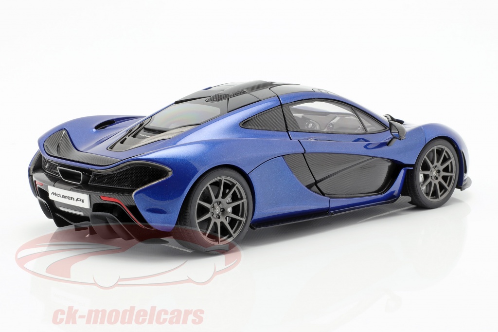 Autoart 1 18 Mclaren P1 Year 2013 Azure Blue 76061 Model Car 76061