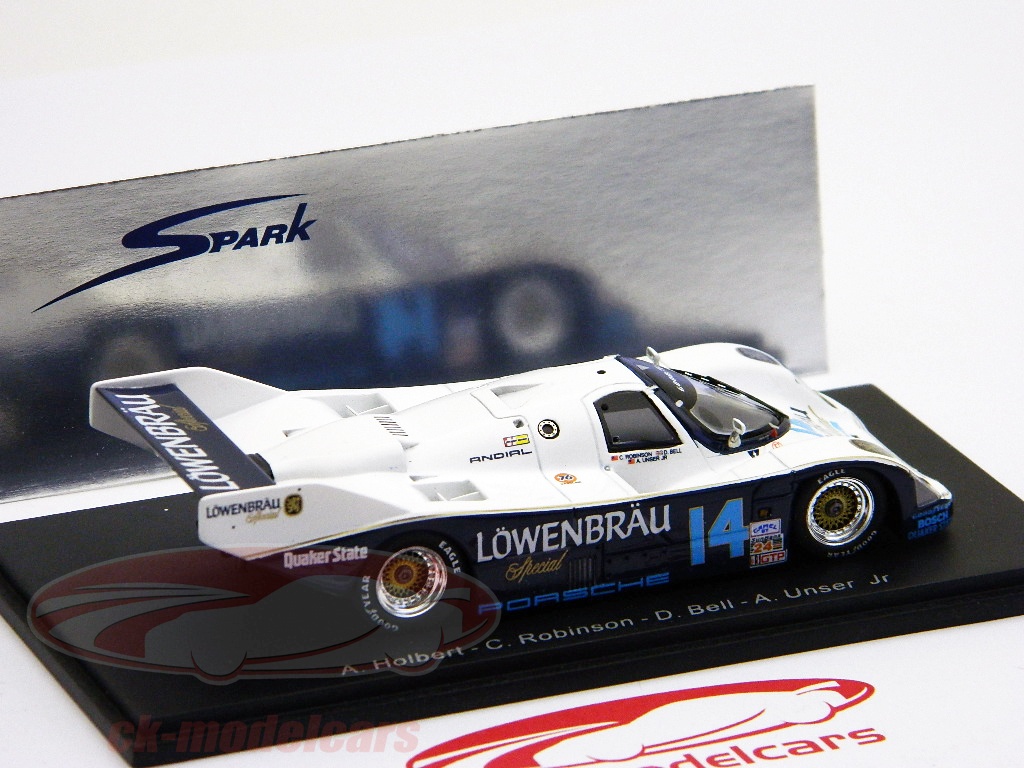 Spark 1:43 Porsche 962 C #1 24h LeMans 1987 Trolle, Belmondo, de Thoisy
