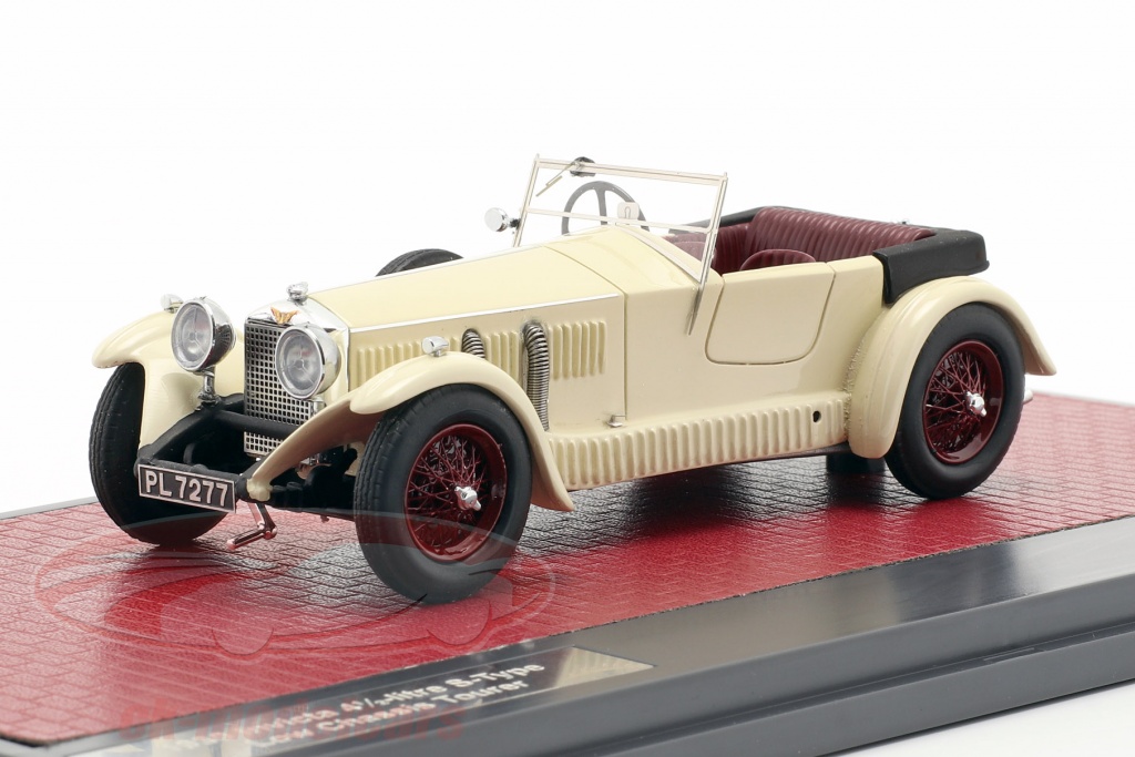 Invicta 4.5-litre S-Type Low Chassis Tourer Open Top 1930 creme weiß 1:43 Matrix