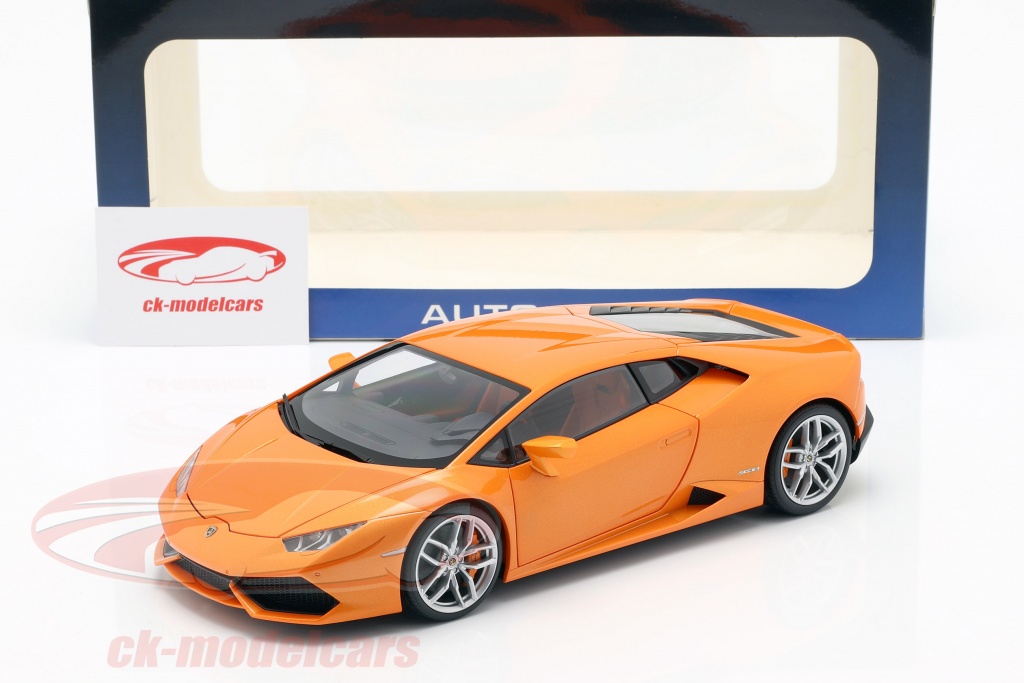 Autoart 1 18 Lamborghini Huracan Lp 610 4 Year 14 Orange Model Car