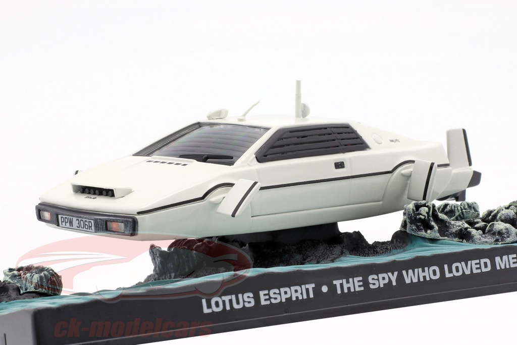 Lotus Esprit James Bond film The Spy Who Loved Me Car witte 1:43 Ixo