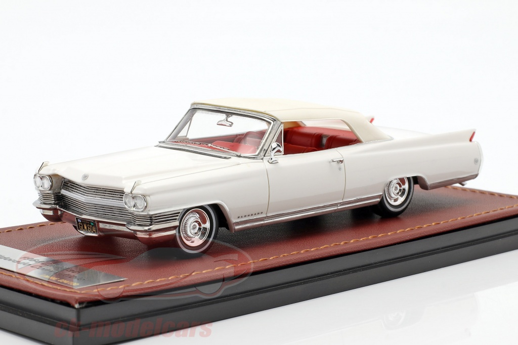 Cadillac Eldorado convertible Closed Top année de construction 1964 aspen blanc 1:43 GLM
