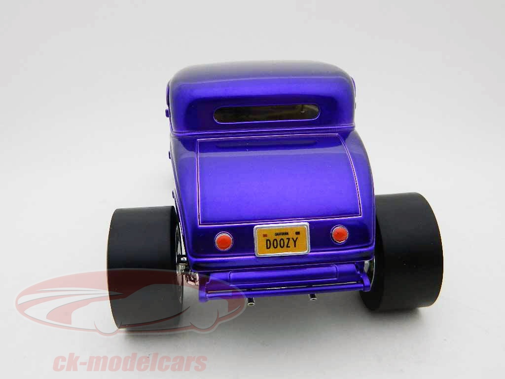 Voiture Miniature Hot Wheels - Dragster Violet Avec Cockpit Orange - Occasion - Modèle Collector