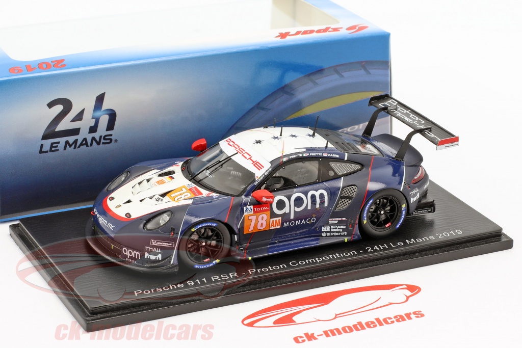 Porsche 911 RSR #78 Proton Competition 24H Le Mans 2019 L. Prette - P. Prette