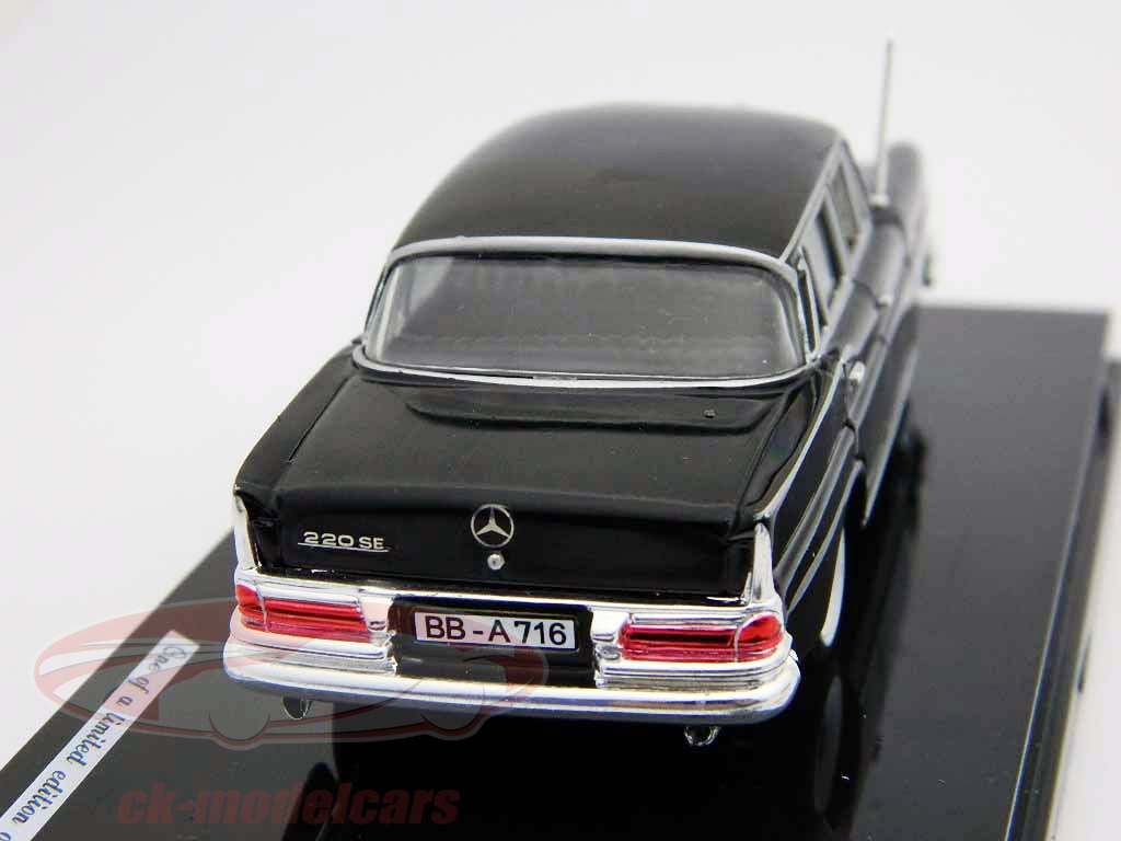 Vitesse 1:43 Mercedes-Benz 220SE black 1959 28702 model car 28702 