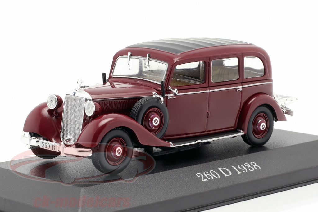 Mercedes-Benz 260 D (W138) year 1936-1940 dark red 1:43 Premium Collectibles