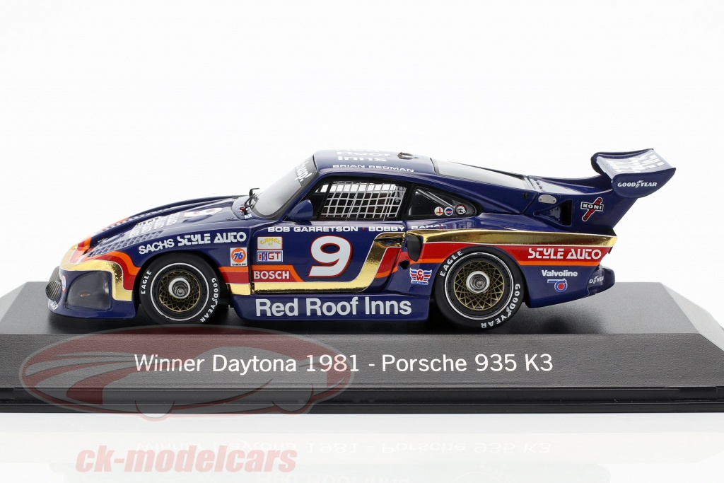 Porsche 935 K3 Vainqueur Daytona 1981 n° 9 1/43 Spark MAP02028114 