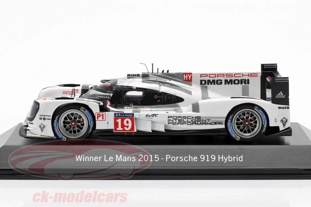 Spark 43LM15 PORSCHE 919 Hybrid n°19 LMP1 Vainqueur 24H Le Mans 2015 1/43