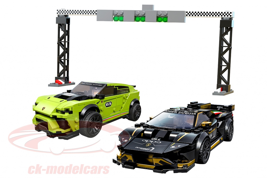 LEGO® Speed campeones Lamborghini Urus ST-X & Lamborghini Huracan Super Trofeo EVO