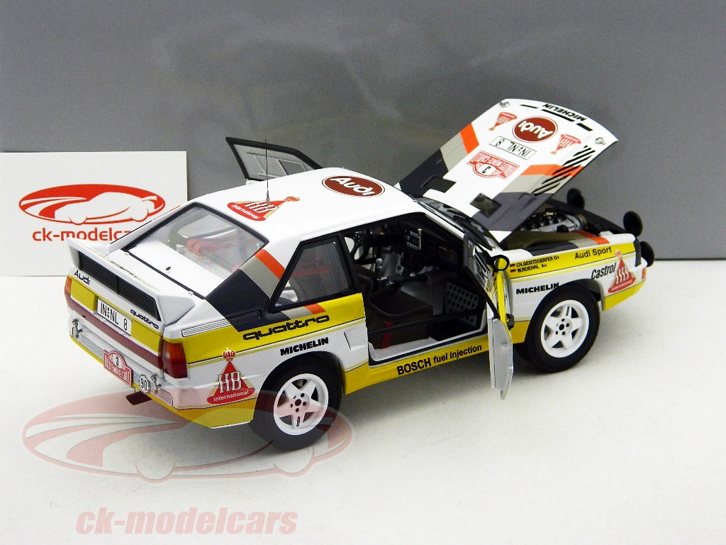 AUDI Sport Quattro Rallye Monte Carlo 1985 #3 Röhrl Gr.B IXO Altaya SP 1:43