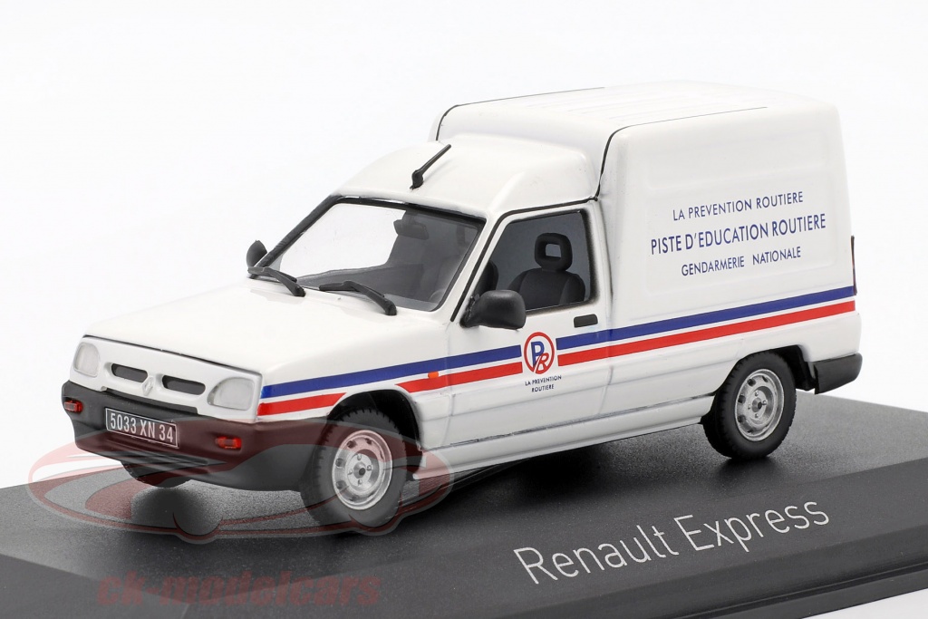 Renault Express año de construcción 1995 gendarmería blanco 1:43 Norev