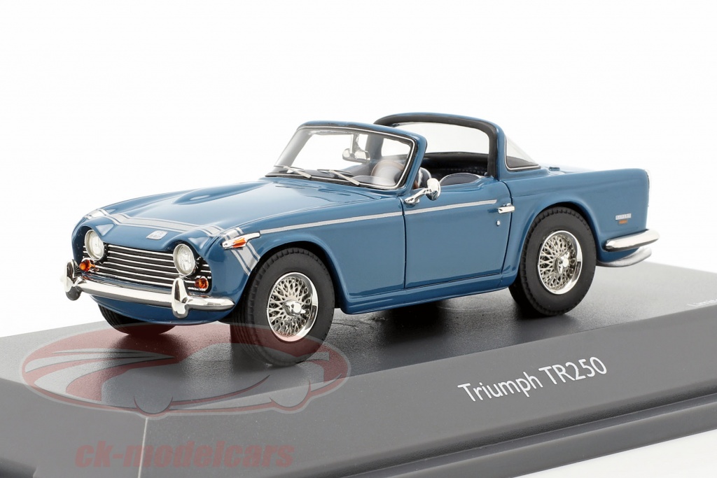Triumph TR250 Surrey-Top blue 1:43 Schuco