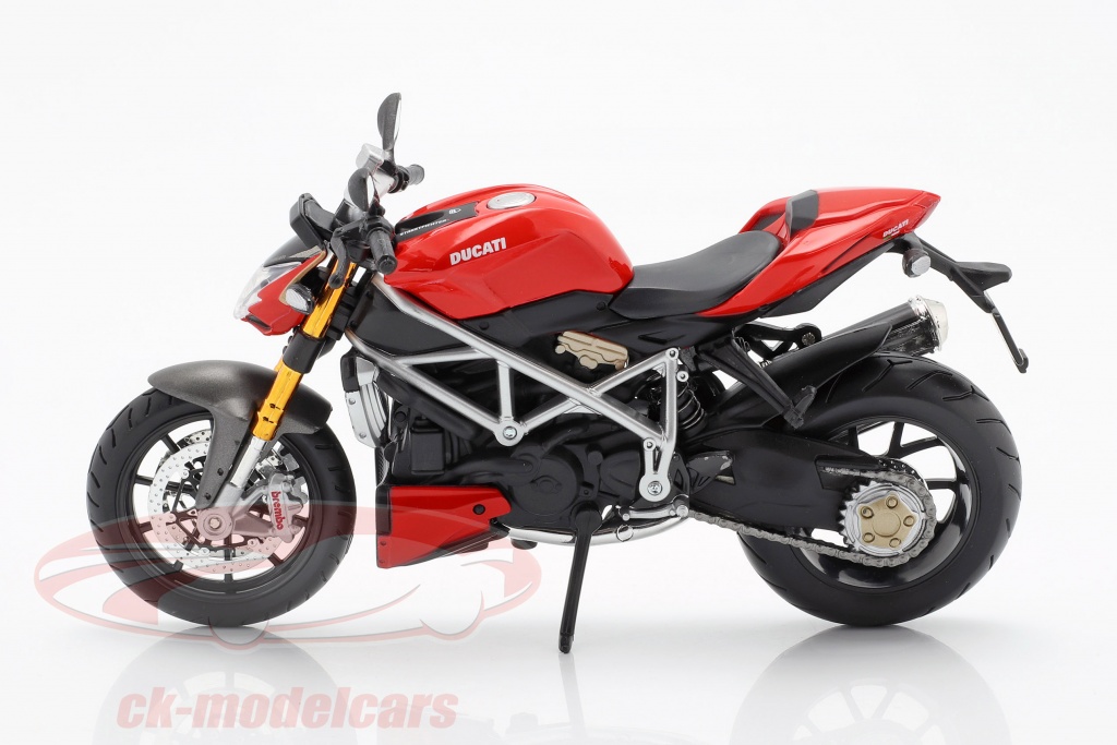 Maisto - 2049734 - Véhicule Miniature - Modèle À L'échelle - Ducati Mod Streetfighter S - Echelle 1/12 - Collection