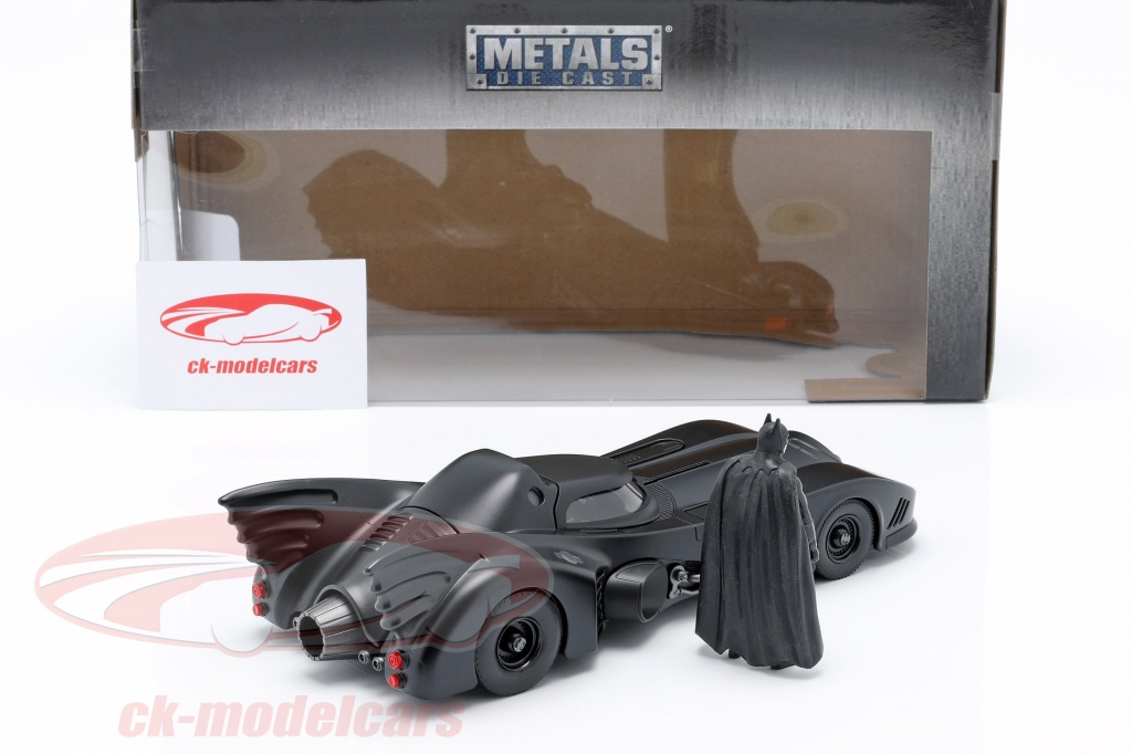 Batmobile 1989 Avec Figurine Batman - Jada Toys, échelle 1:24, Die-cast (neuve)