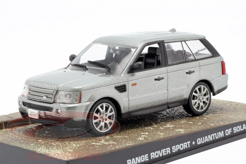 Range Rover Sport Car James Bond Quantum of Solace argent 1:43 Ixo