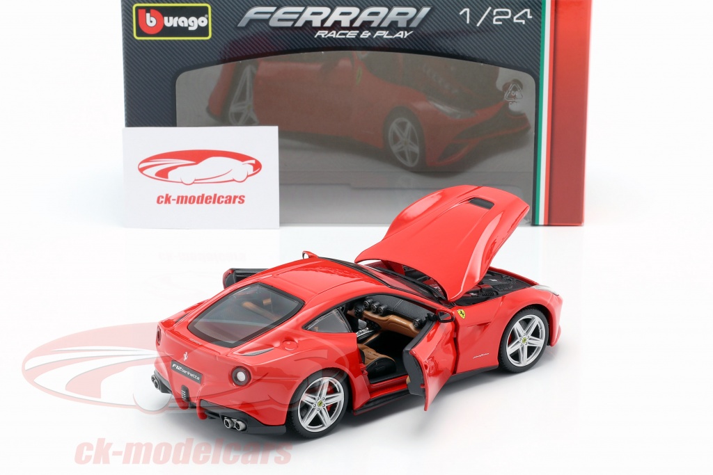 Modellino Ferrari F12 Berlinetta Bburago - Scala 1:24, Portiere Apribili, Colore Assortito