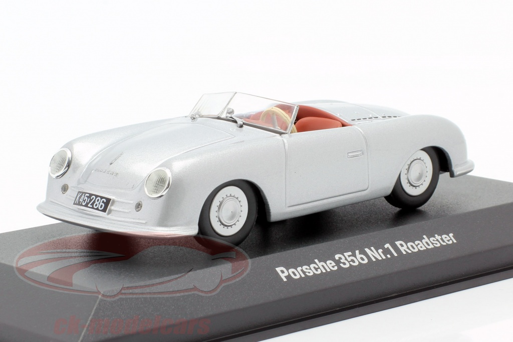 Porsche 356 Nr.1 Roadster 1948 70th Anniversary silver 1:43 Minichamps