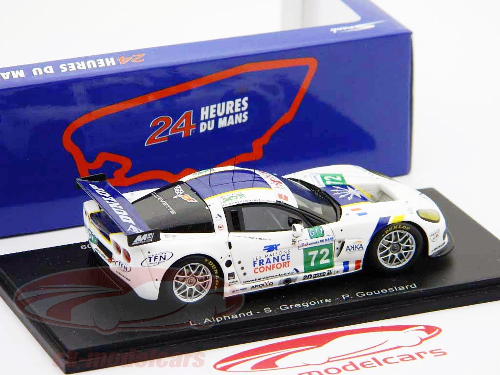 Miniature Spark S0180 Corvette C6-R PSI N°70 - Le Mans 2007 - 1/43 - Occasion
