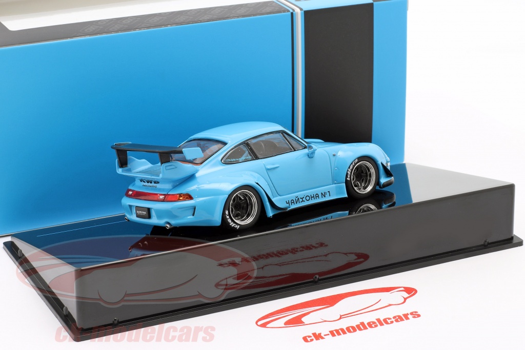 PORSCHE 993 RWB Bleue - IXO Models - 1/43 - édition Limitée Custom