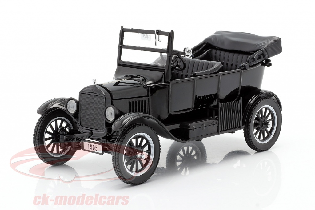 Ford Model T Ano de construção 1925 com 2 estatuetas Laurel & Hardy 1:24 SunStar