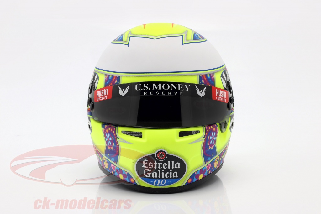 Lando Norris McLaren MCL34 #4 Mexico GP Formule 1 2019 Helm 1:2 Bell