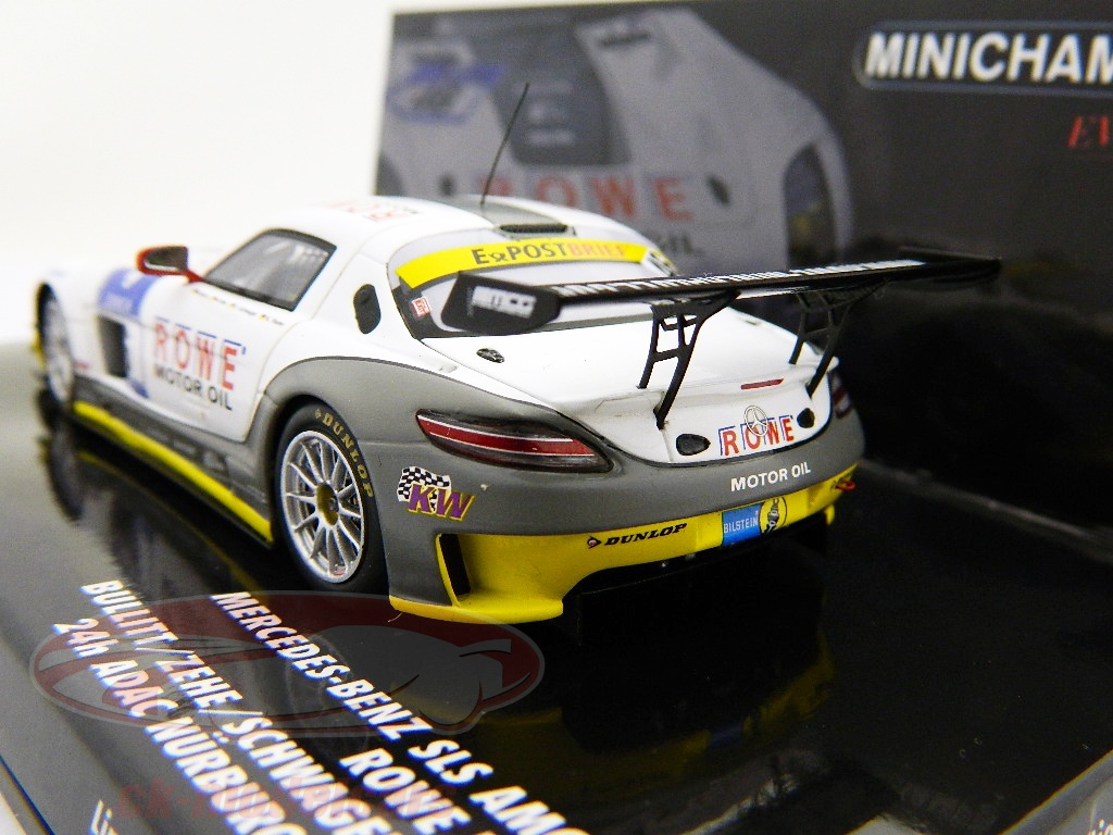 Rowe Racing Sls Amg Minichamps 1:43 Mercedes-Benz SLS AMG GT3 #46 Rowe Racing Nürburgring ...