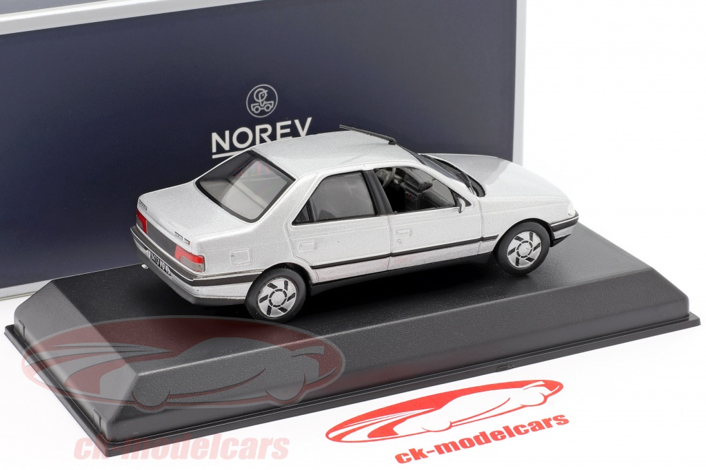 Miniature Millesime 1/43 - Peugeot 405 Grise, Résine, Très Bon état Avec Boîte