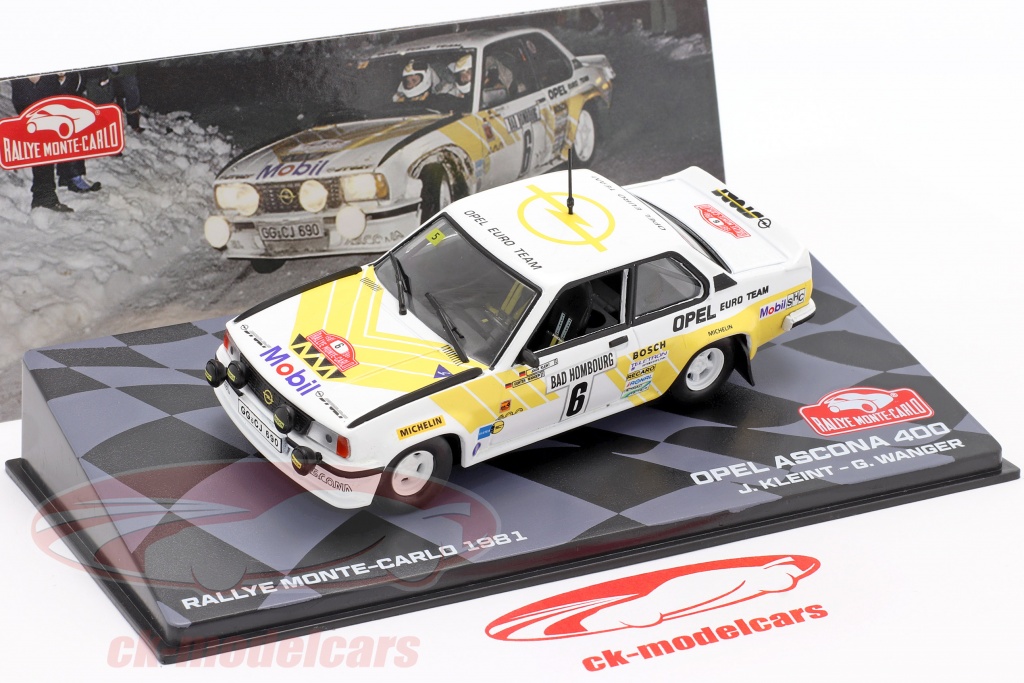 1/43 IXO altaya opel manta 400 rallye monte carlo 1986 HERO