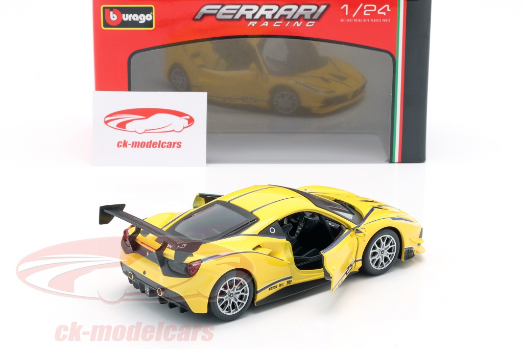 Bburago 1 24 Ferrari 488 Challenge 25 Amarillo 18 26307 Modelo Coche bburago-1-24-ferrari-488-challenge-25-amarillo-18-26307-modelo-coche
