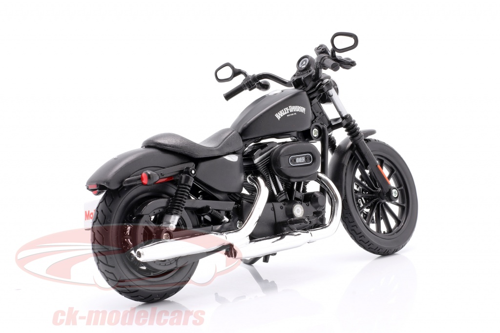 Motorrad Modell 1:12 Harley Davidson 2014 Sportster Iron 883 schwarz Maisto 