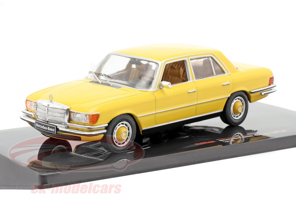 Mercedes-Benz 450 SEL (W116) year 1975 yellow 1:43 Ixo