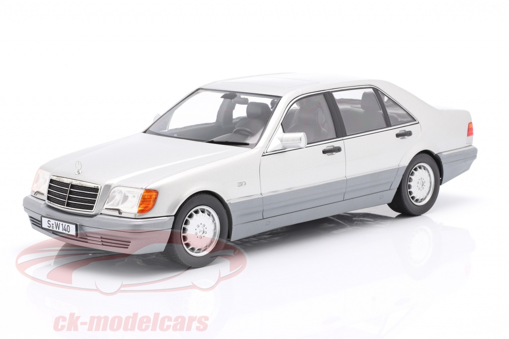 Iscale 1 18 Mercedes Benz S500 W140 Year 1994 98 Brilliant Silver Gray 11800000046 Model Car 11800000046 118000000046