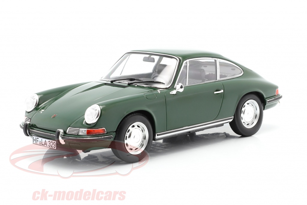 Porsche 911 L 轿跑车 建设年份 1968 爱尔兰人 绿色的 1:18 Norev