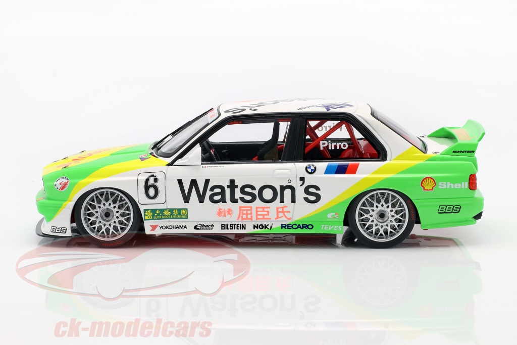 Miniature Minichamps BMW M3 Schnitzer – 1/18 – Vainqueur Macau Guia 1987 – Prévente