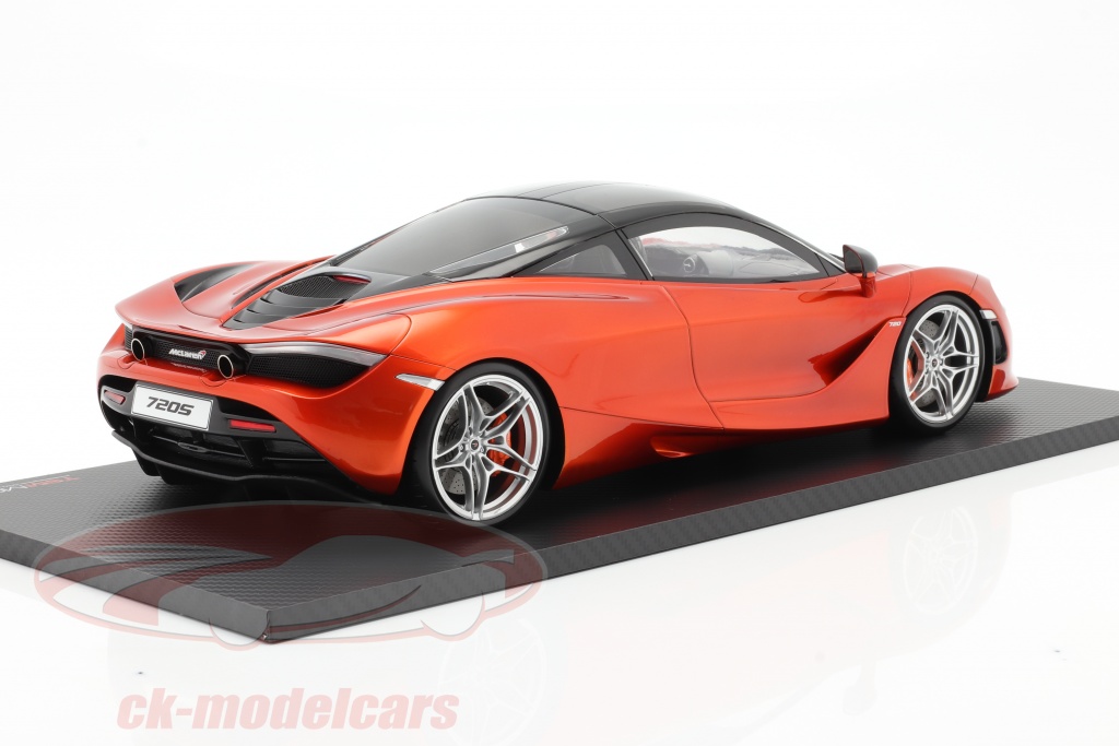 True Scale 1 12 Mclaren 720s Year 2017 Azores Orange Tsm120002