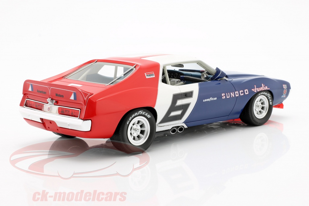 Real Art Replicas 118 AMC Javelin 6 Trans Am Campeão 1971 Mark