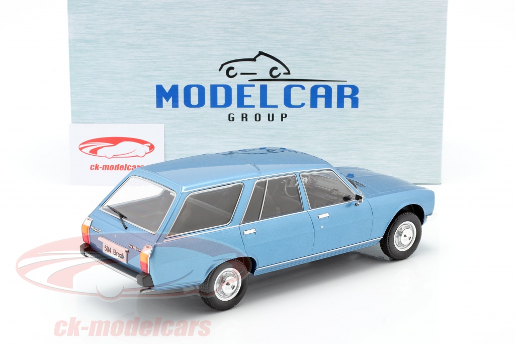 Marketplace - Peugeot 504 Cabriolet 1969 Bleu métallisé - Norev - 1