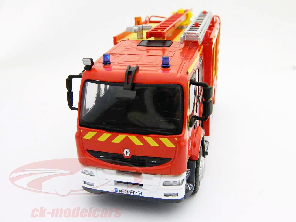 Miniature Renault Midlum 1/43 Eligor 220 DoKa Sapeurs Pompiers De Paris - Secours DUrgence Feuerwehr (F