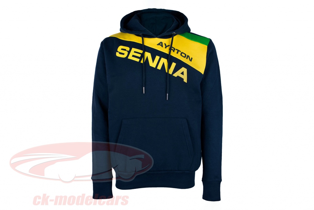 Ayrton Senna Capuchon Racing II donkerblauw / geel / groen