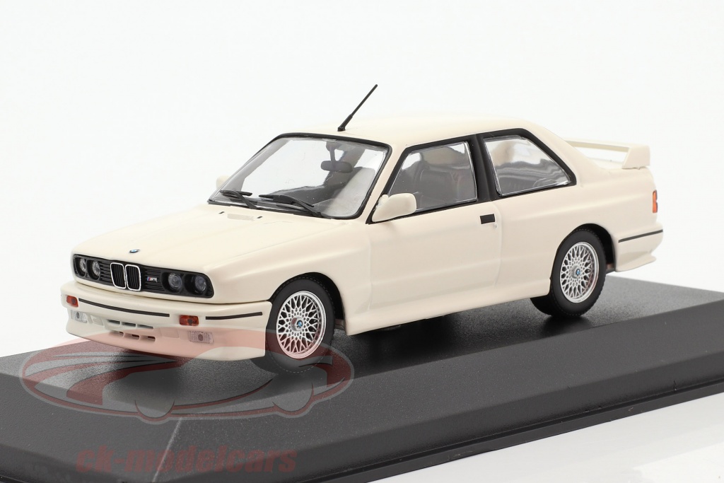 BMW M3 (E30) Bouwjaar 1987 Wit 1:43 Minichamps