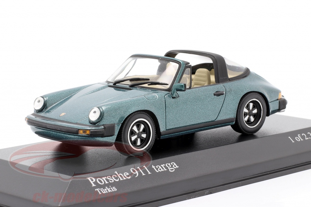 Porsche 911 Targa 1967 Verte Par Minichamps - échelle 1:43 - Modèle Métal Limité - Référence 400 061162 - Neuf - Collection Voiture Miniature