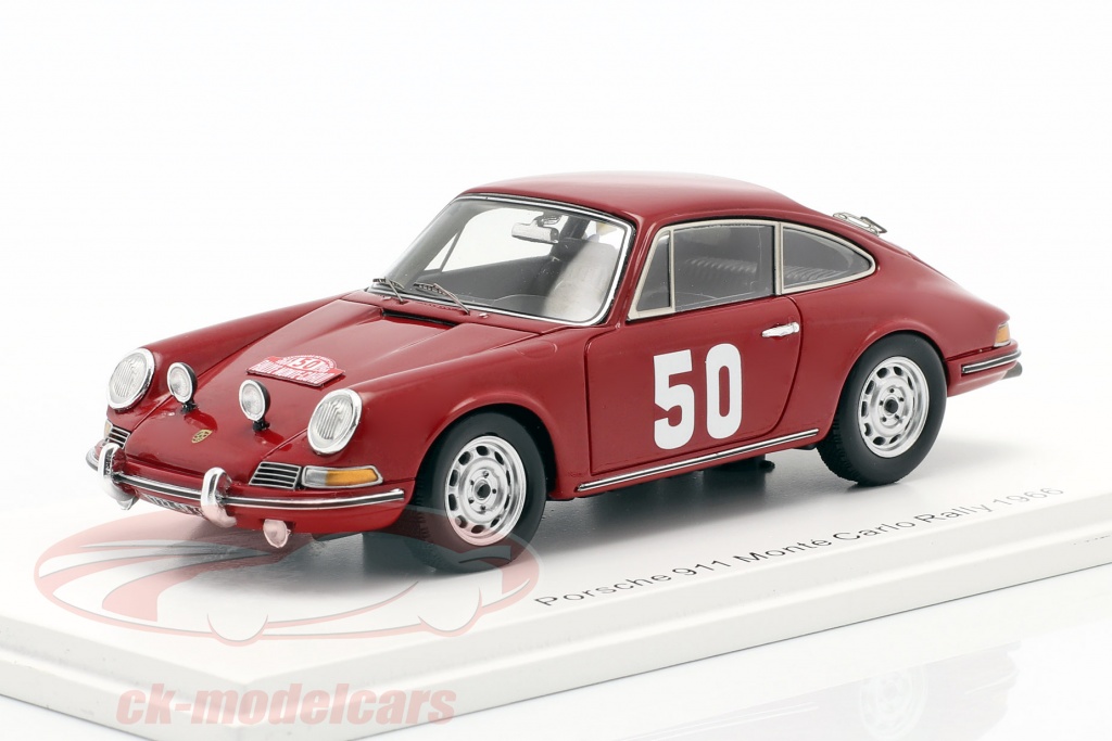 Porsche 911 #50 Rallye Monte Carlo 1966 Perrier, de Pasquier 1:43 Spark