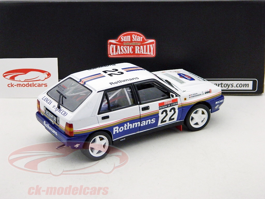 Lancia - Delta HF Integrale Tour de Corse 1990 - Sun Star - 1/18