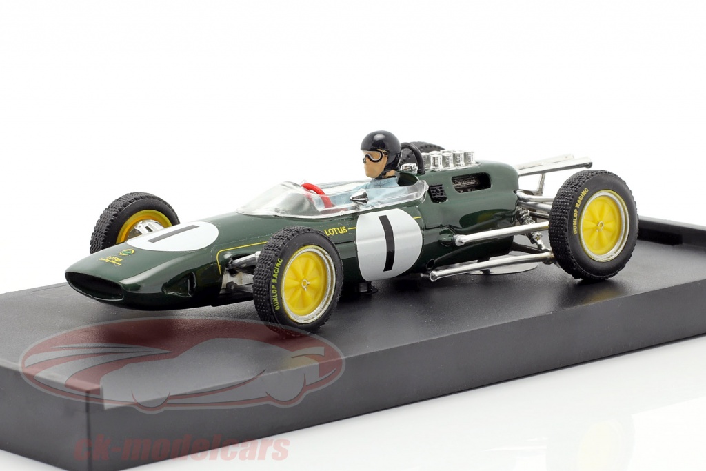 Jim Clark Lotus 25 #1 Champion du monde Belgique GP formule 1 1963 1:43 Brumm