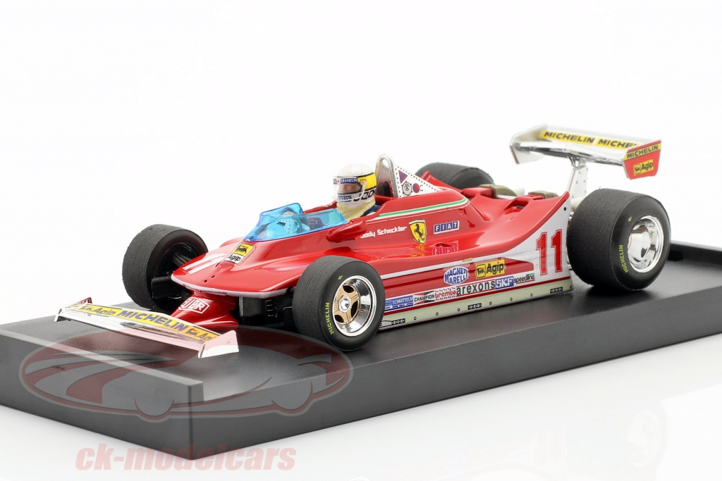 J. Scheckter Ferrari 312 T4 #11 Weltmeister GP Italien Formel 1 1979 1:43 Brumm