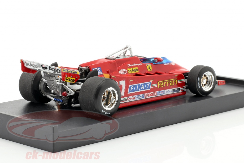 Comprex Ferrari Brumm 1:43 G. Villeneuve Ferrari 126CX comprex #27 Practice GP USA ...